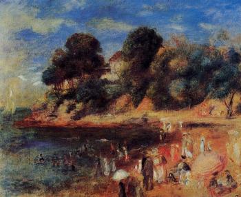 Pierre Auguste Renoir : The Beach at Purnic